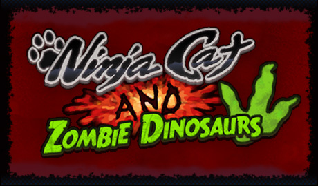 Ninja Cat and Zombie Dinosaurs